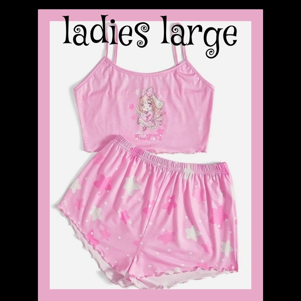 Kawaii Lettuce Trim PJ Set